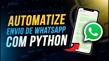 Como automatizar envio de whatsapp em 2 linhas de código com Python