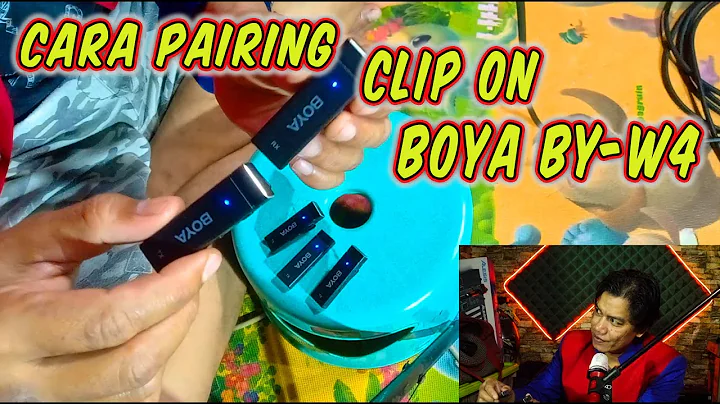 CARA PAIRING MIC CLIP ON  Boya BY-W4