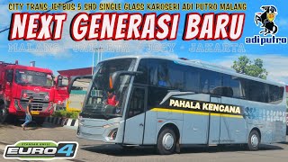 CALON PENERUS BUS PAHALA KENCANA‼️CITI TRANS JB5 SHD HINO RM-280 ABS EURO4 KAROSERI ADIPUTRO MALANG