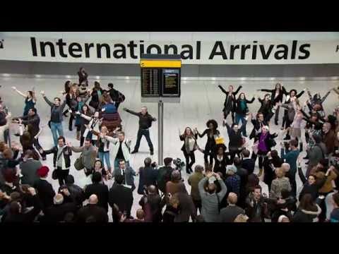 Welcome Back Heathrow Terminal 5 Flash Mob by T-Mobile!