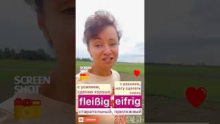 🇩🇪 Fleißig VS eifrig #немецкий