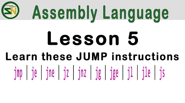 アセンブリ言語：x86ジャンプ命令を学ぼう！