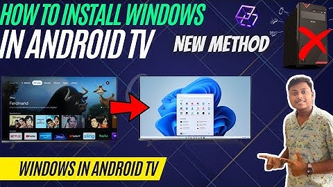 How to Use windows 11 in Android TV and Smart tv || How to make computer without cpu | New Method