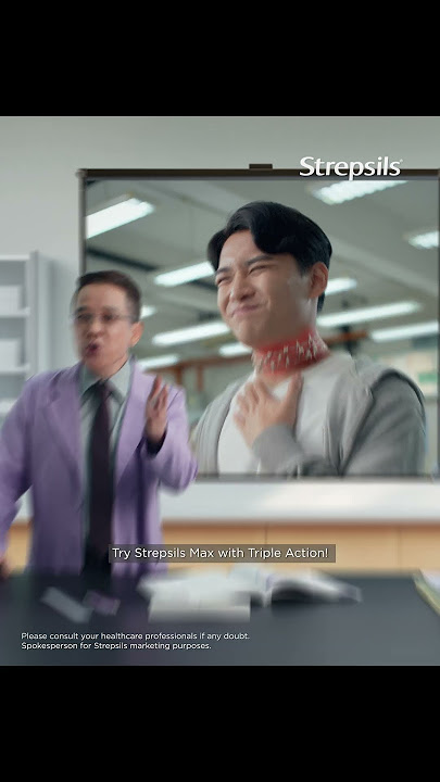 SG Strepsils Max Triple Action for Severe Sore Throat Relief
