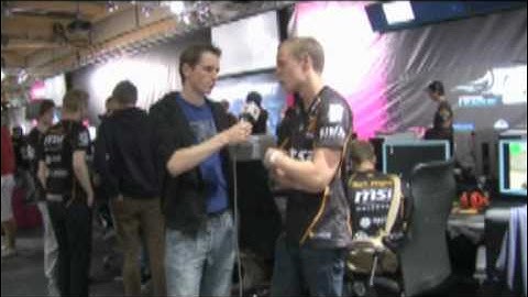 Kaos TV at pack4Dreamhack Summer 2010 - Fnatic interview