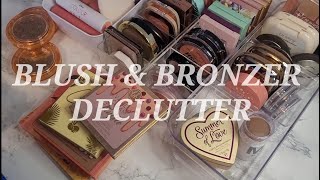 Makeup Collection + Declutter - Blush &amp; Bronzer! ♡