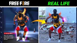 TOP 5 FREE FIRE EMOTES IN REAL LIFE 😁 (PART-1) - GARENA FREE FIRE