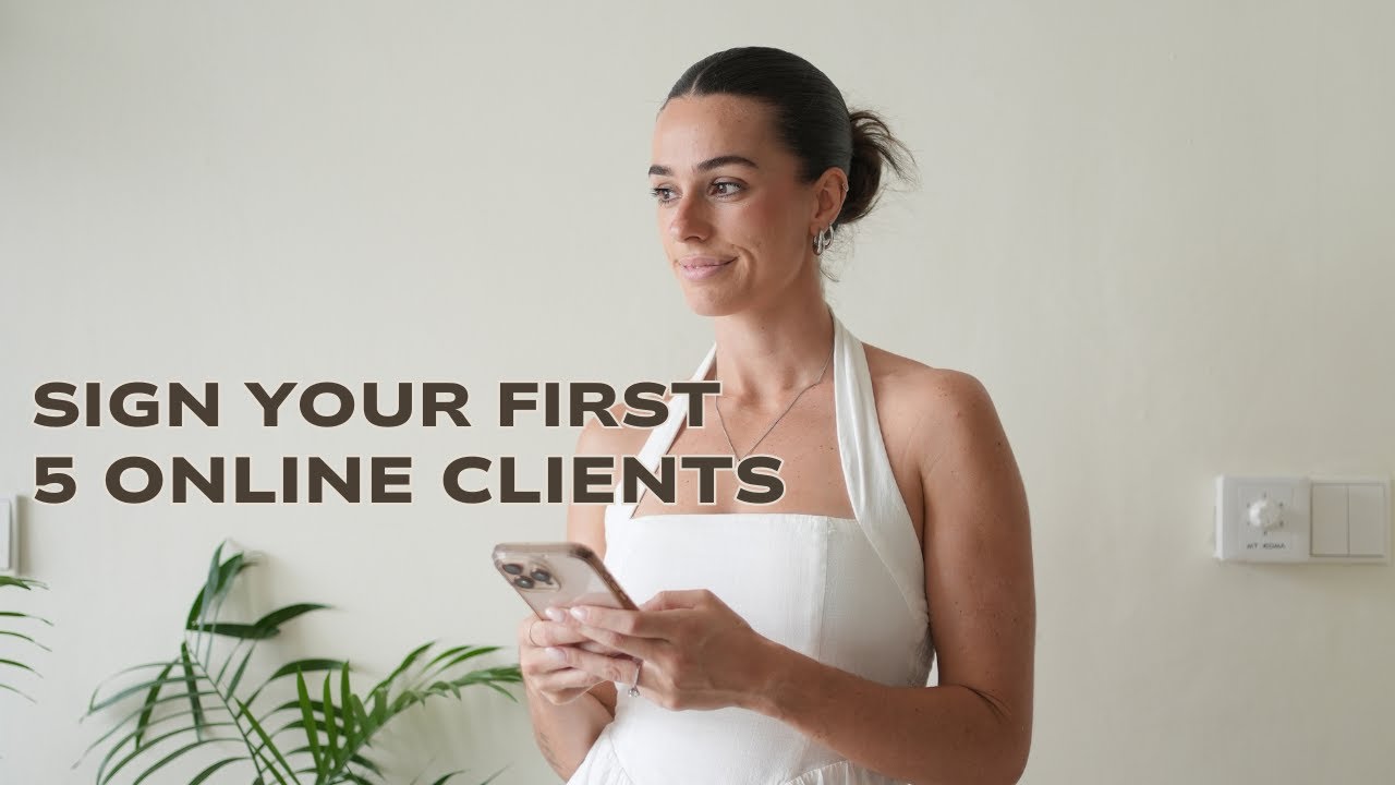 How To Sign Your First Coaching Client WITHOUT a Huge Following - YouTube