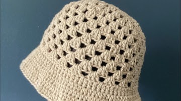 How to crochet a bucket hat | crochet bucket hat for beginners