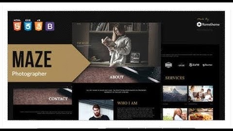 MAZE - Photography Portfolio HTML Template | Themeforest Templates