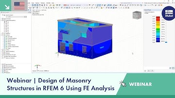 Webinar | Design of Masonry Structures in RFEM 6 Using FE Analysis