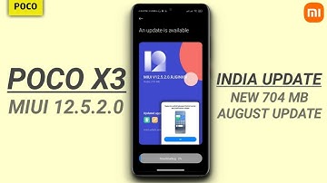 OFFICIAL 🇮🇳 MIUI 12.5.2.0 STABLE  UPDATE FOR POCO X3 RELEASED | POCO X3 MIUI 12.5 UPDATE ROLLING OUT