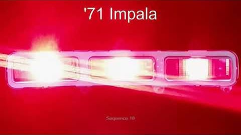 1971 Impala Sequential LED Tail Lights by Easy Performance Products