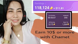 Paano kumita Kay Chamet App? Earned 10$ weekly 🤑[Part 1] screenshot 4