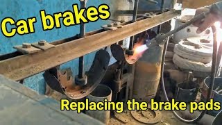 اعادة ملء فحمات /تيل الفرامل الخلفي للسيارة(لصق)Manufacturing of brake pedal car