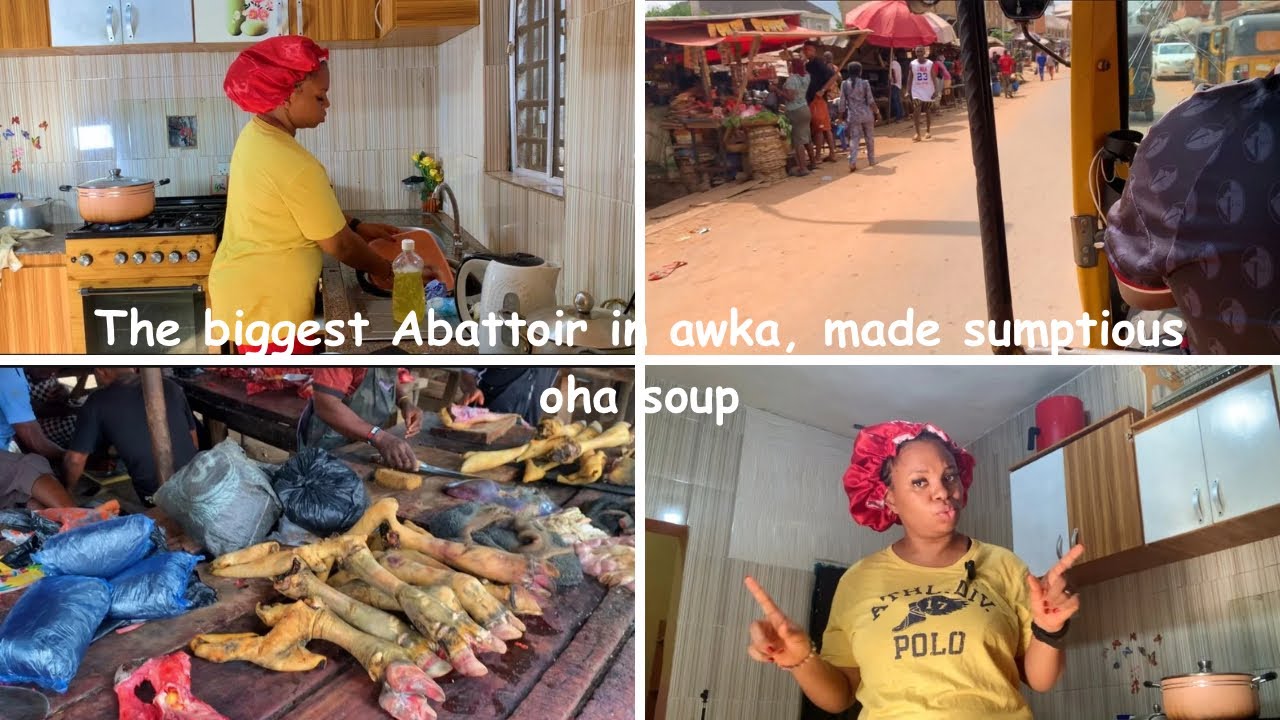 I went to the biggest Abattoir in Awka, Anambra state, made hubby’s ...