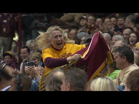 Minnesota Moments: Blanket Ignites Gopher Basketball Crowd!