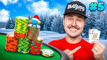 The Most BEAUTIFUL Private Beach Poker Game! | Wolfmas Day #5