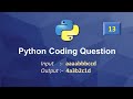 Coding interview questions and answers  python interview questions and answers