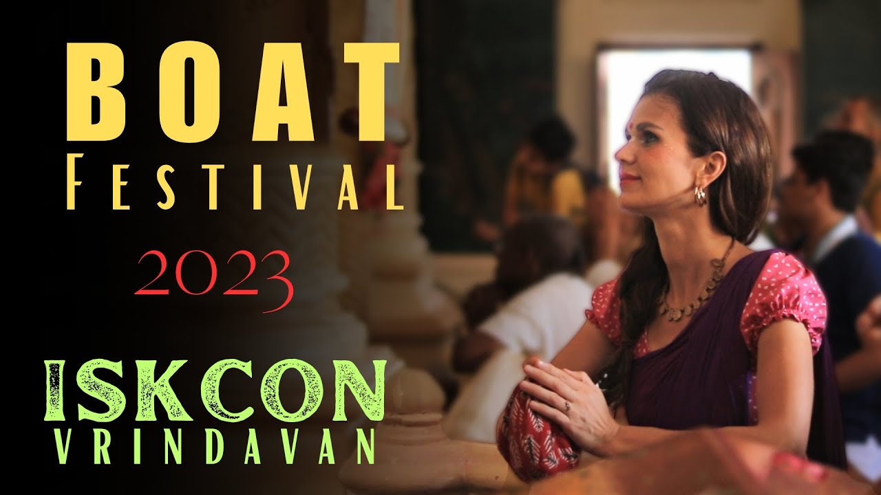 Boat Festival||ISKCON Vrindavan Temple:Witness the Divine Celebration! #ISKCONVrindavan#boatfestival