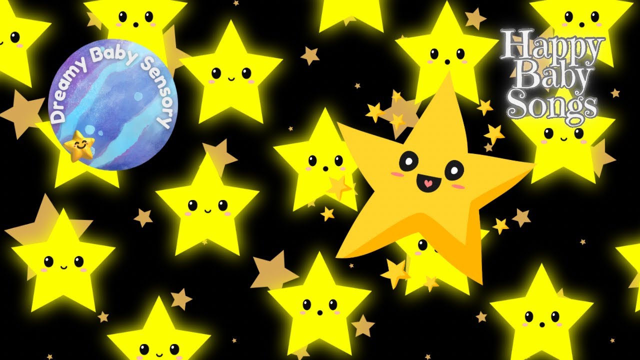 Dancing Stars and Colorful Friends | Baby & Toddler Sensory Visual Stimulation #sensoryplay