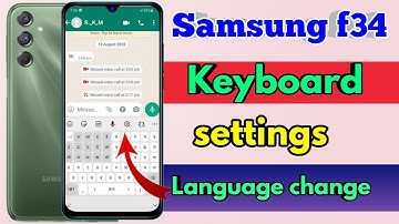 samsung f34 keyboard settings, samsung f34 keyboard style change
