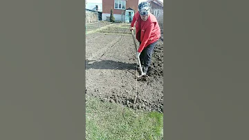 как быстро сделать ровные грядки