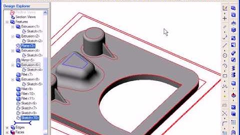 Alibre CAM: Changing features in CAD - Direct Update in CAM