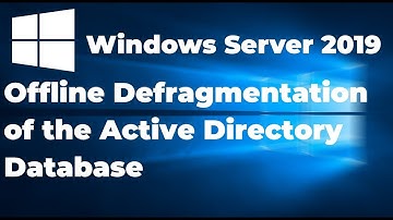 1. Maintenance of ADDS ( Defragmentation of ADDS Database)