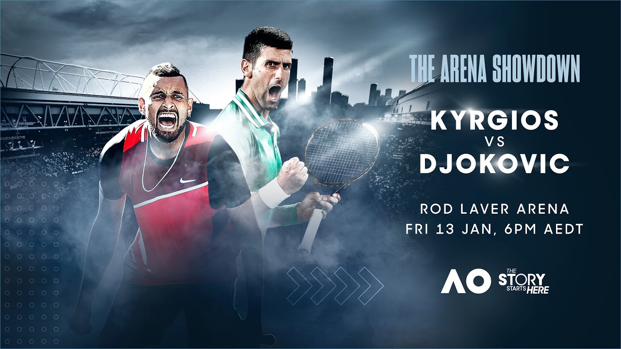 LIVE Kyrgios v Djokovic Arena Showdown