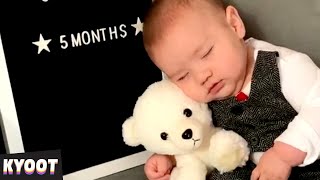 He Can't Stay AWAKE   | Baby Cute Funny Moments | Kyoot