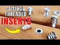 Threaded Inserts For Wood – Installation & 2 Uses examples for Detachable Wooden Parts | Insert Nuts