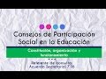 Consejo Escolar de Participación Social, (Acuerdo 716)