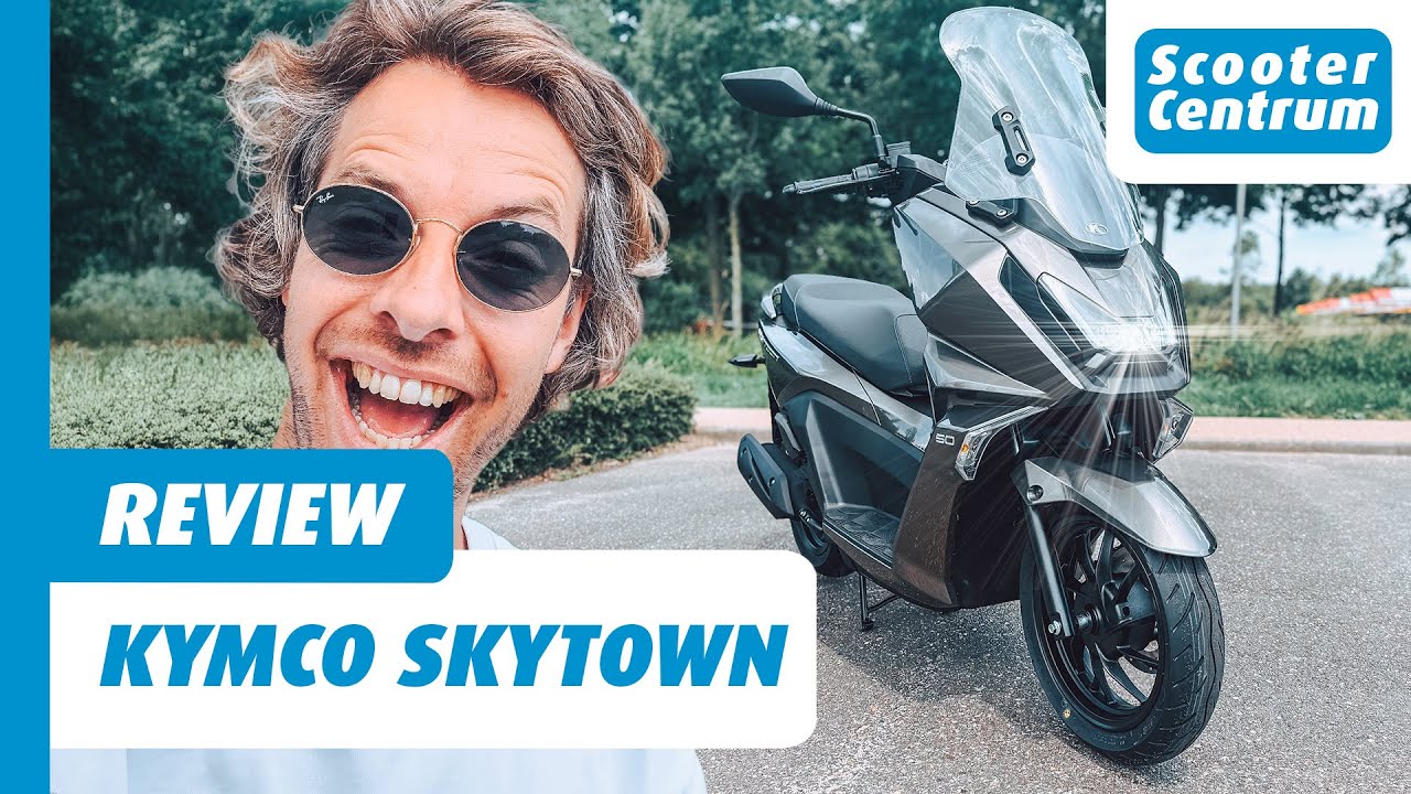 🥇PRIMEUR - NIEUWSTE KYMCO SKY TOWN 50 4T 2025 - ALLE DETAILS REVIEW - GROTE BENZINE SCOOTER