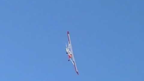 1/4 scale Super Cub crash