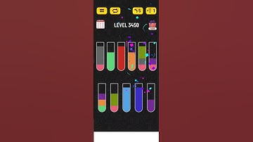 Water sort puzzle - Level 3450 #puzzle #games #level #watersortpuzzle #gaming #gameplay #solution