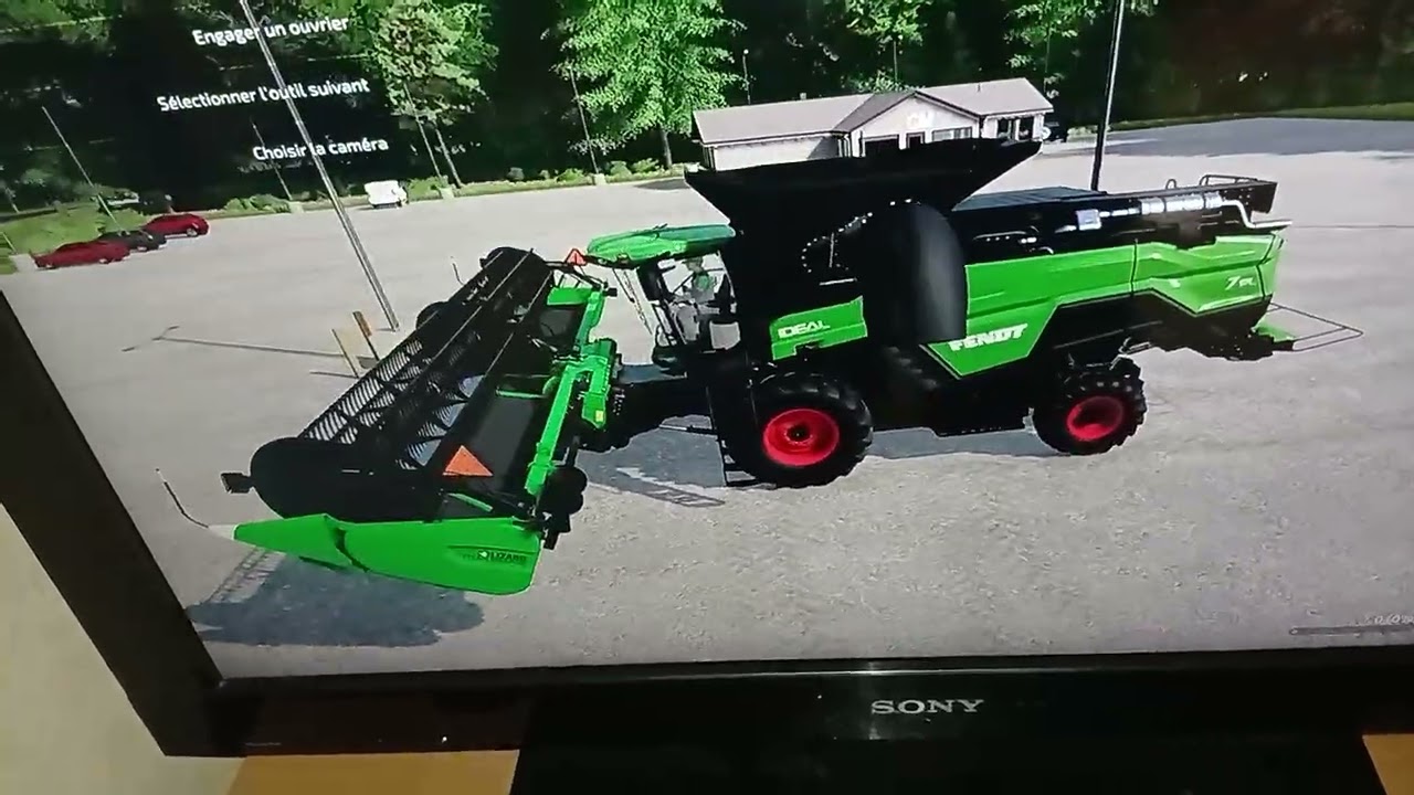 Gérard  moissonneuse batteuse  fendt  idéal  7