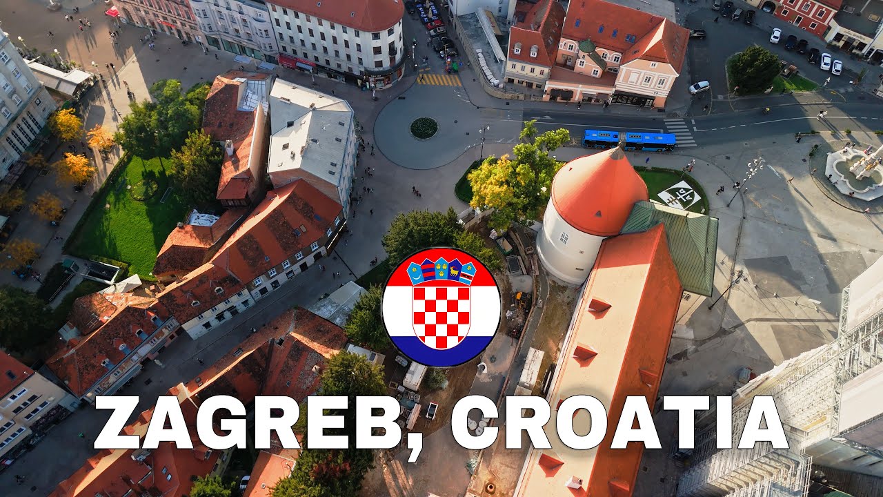 Zagreb City and Surroundings in 4K, Croatia 🇭🇷, Drone Footage