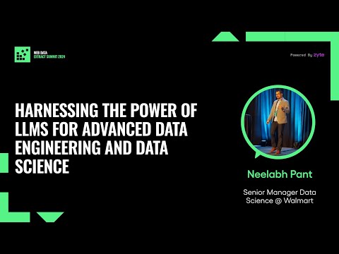 Harnessing the Power of Large Language Models for Advanced Data Engineering and Data Science - video from Zyte