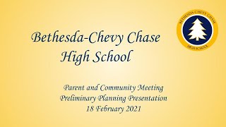 B-CC Re-Opening Parent Meeting February 2021