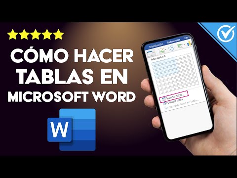 ¿Cómo hacer una tabla en Microsoft WORD? - Tutorial para PC y móvil
