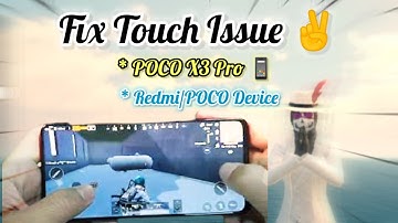 How to fix Touch issue in POCO X3 Pro and any Redmi / POCO Device | Fix multi touch problem in Pubg