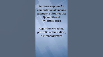 Computational Finance