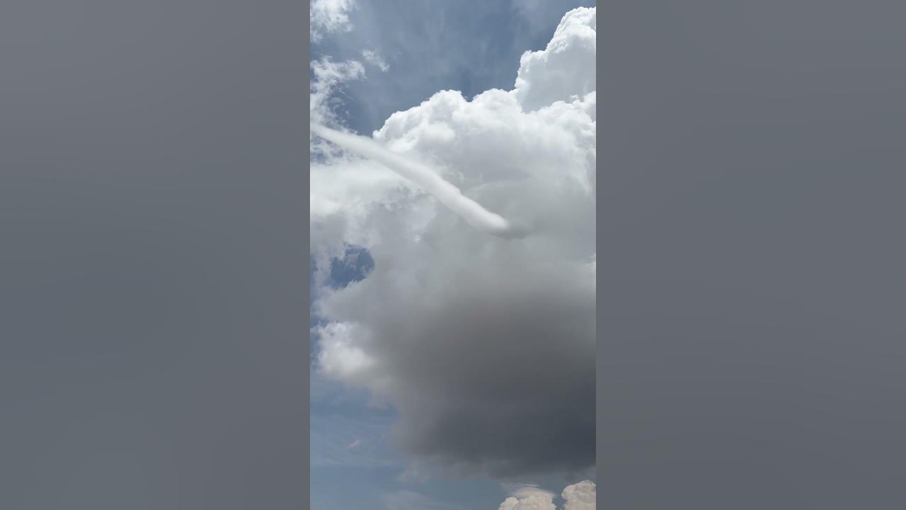 HUGE landspout has formed in Texas