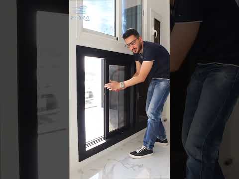 نافذة ألمنيوم ب 3 حركات