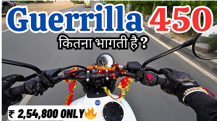 Royal Enfield Guerrilla 450 Ride Review | Mileage | Top Speed | Price | EMI | DP | Tejas Trends