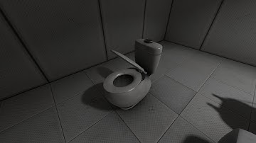 PORTAL: Enrichment - [no more fiddlesticks this time] Toilet Lid Open/Close Animation Test
