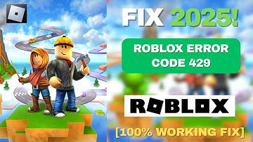 (EASY) How to Fix Roblox Error Code 429 (Authentication Failed) | 100% Working