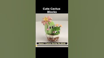 Cactus 8949 Mini Blocks Preview #lego #brick #miniblock #nanoblock