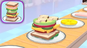 Flippy Sandwich All Levels Mobile Walkthrough iOS,Android Gameplay New Update Game Max Level #164